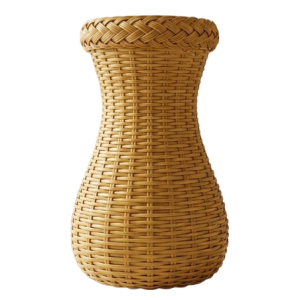 hand woven hourglass flower pot